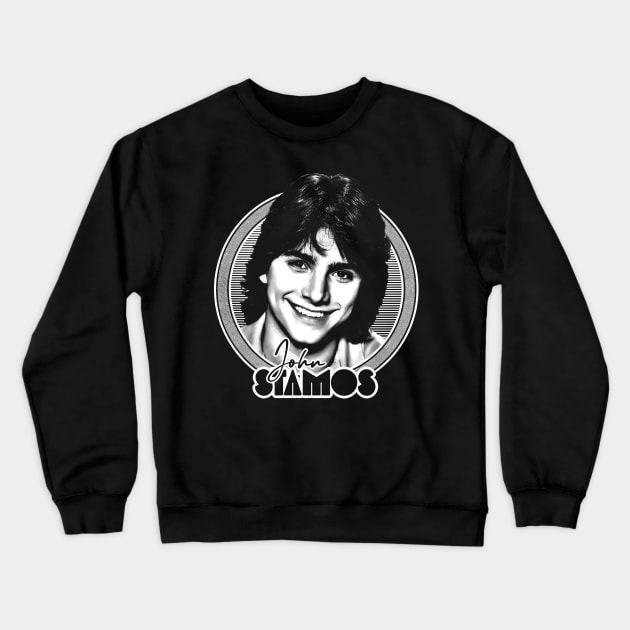 John Stamos --- Retro Fan Art Crewneck Sweatshirt by DankFutura